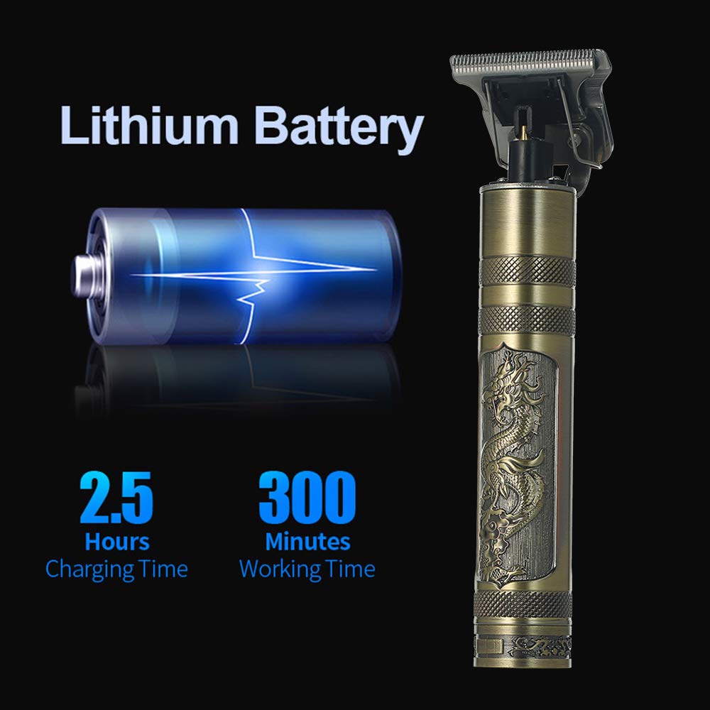 Vintage S Series Rechargeable Professional Hair Trimmer (Original) Metal Body - Image 5