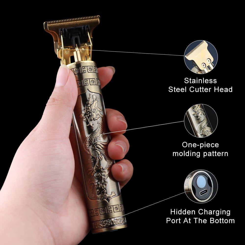 Vintage S Series Rechargeable Professional Hair Trimmer (Original) Metal Body - Image 2